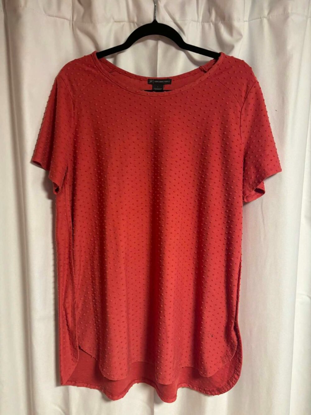 Adrianna Papell Short-Sleeved Top Sized Large